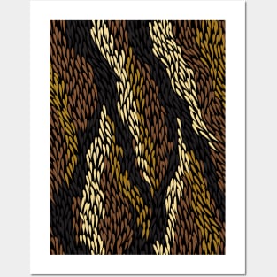 Aboriginal Art - Grass Land 2 Posters and Art